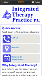 Mobile Screenshot of integratedtherapypractice.com